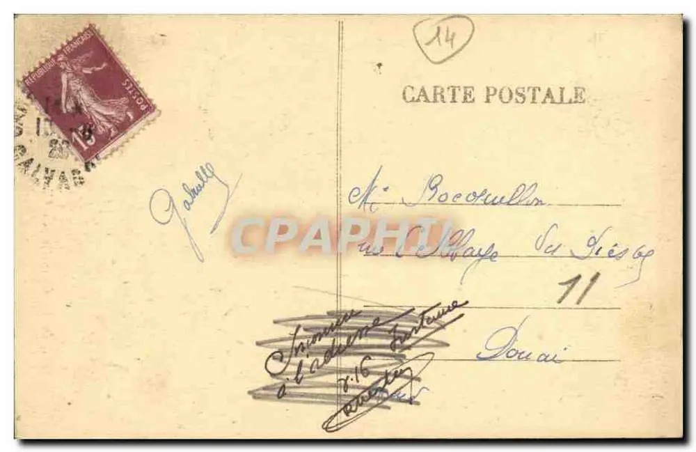 Frontão da Capela do Carmelo de Lisieux — Edição A. Bouvet - Verso