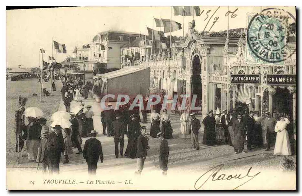 TROUVILLE — Les Planches — LL. - Recto