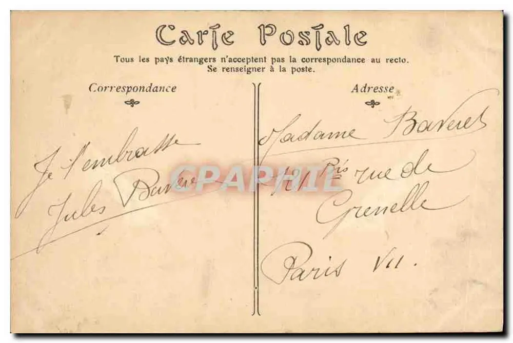 Trouville-sur-Mer — Allgemeine Ansicht vom Calvaire — Verlag: H. HIRIEZ, n° 126 - Rückseite
