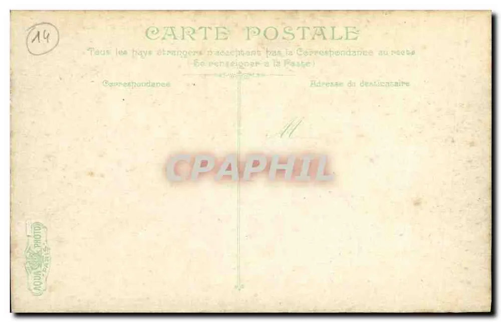 TROUVILLE - Die Promenadenmole bei stürmischem Wetter — LVUCC, n°14 - Rückseite