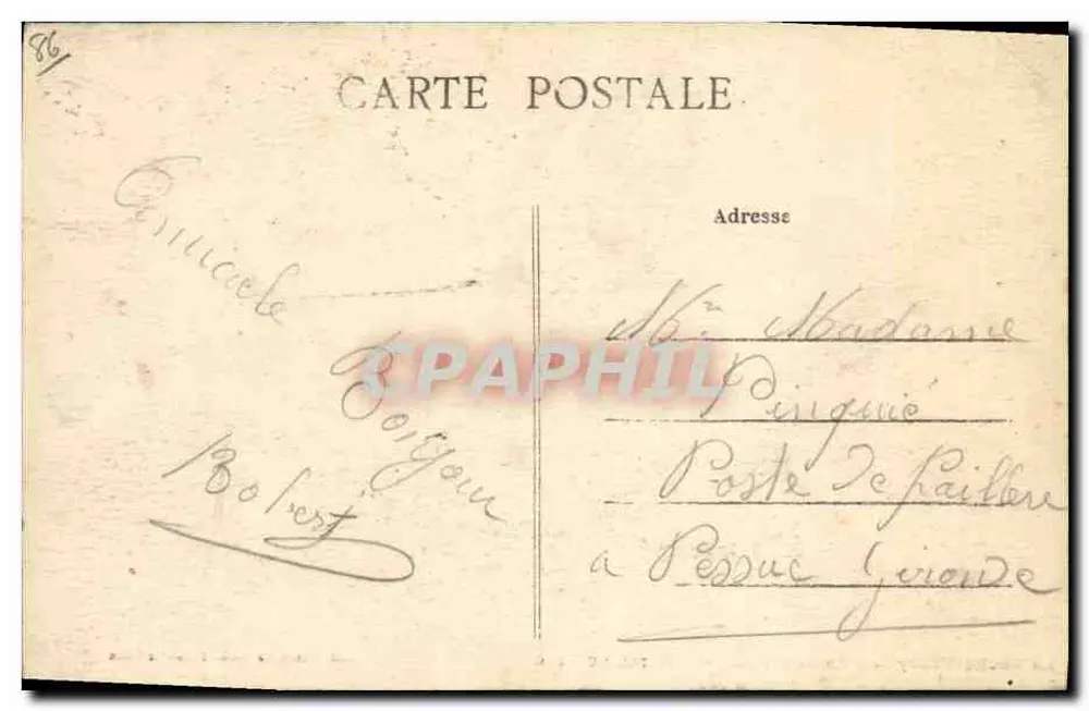 La Roche-Posay-les-Bains (Vienne) — Das Hotel du Parc — Verlag Mirea, La Roche-Posay-les-Bains - Rückseite