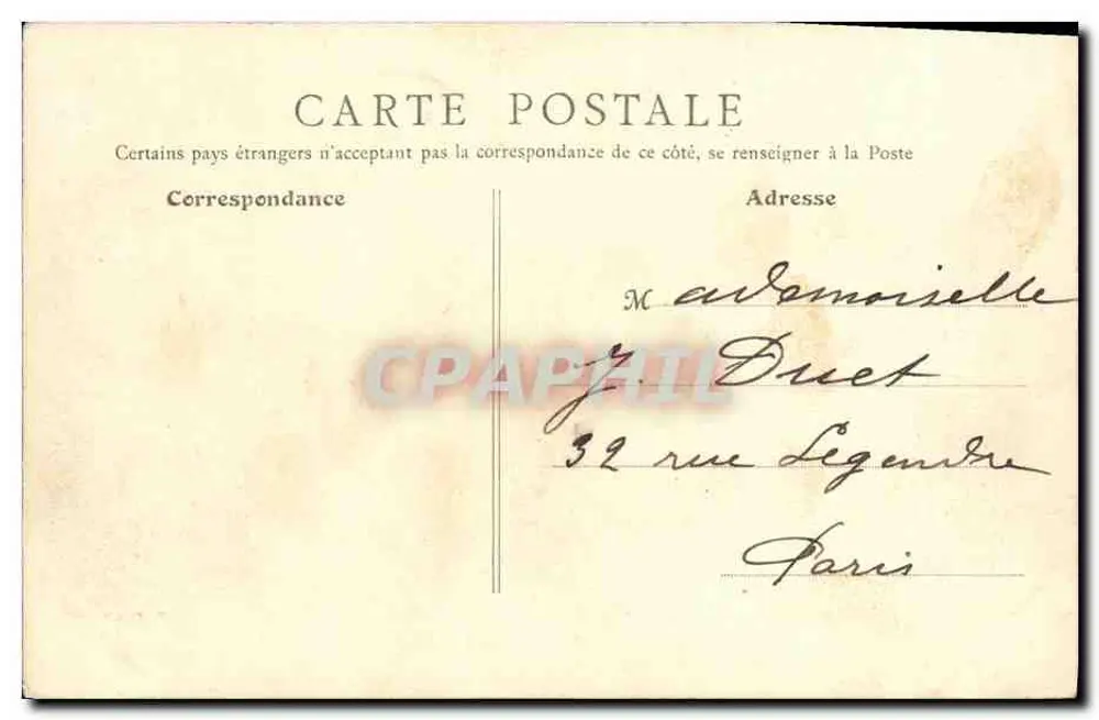 Châtellerault — Pont d'Estrée — B.F., Paris, n°14 - Verso