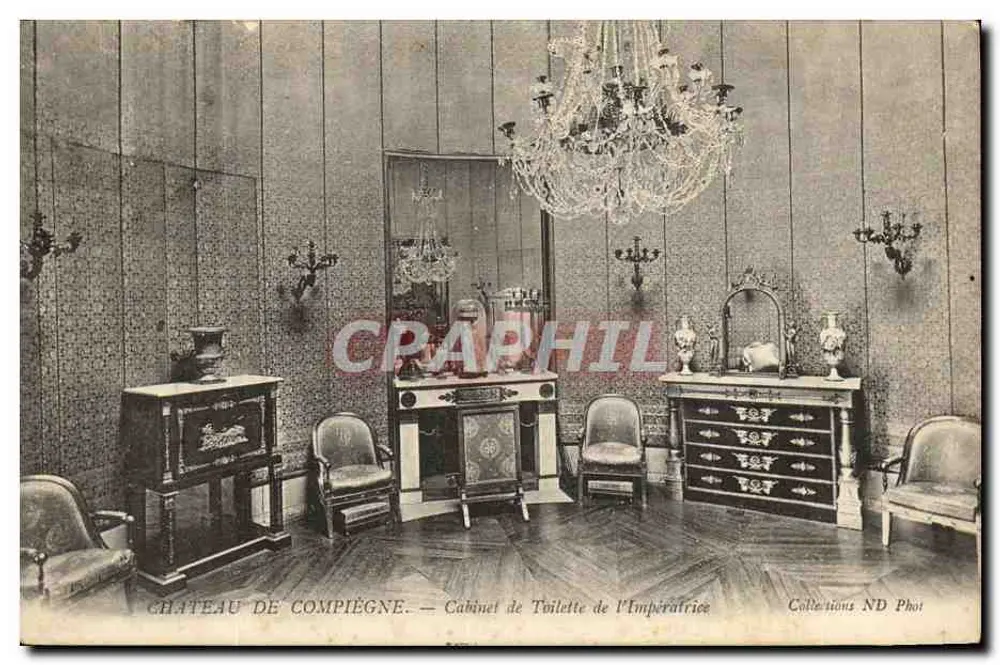 Schloss Compiègne — Cabinet de Toilette de l'Impératrice — Collections ND Phot - Vorderseite