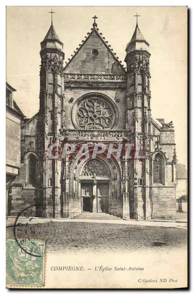 Compiègne — A Igreja de São Antônio — Collections ND Phot - Frente