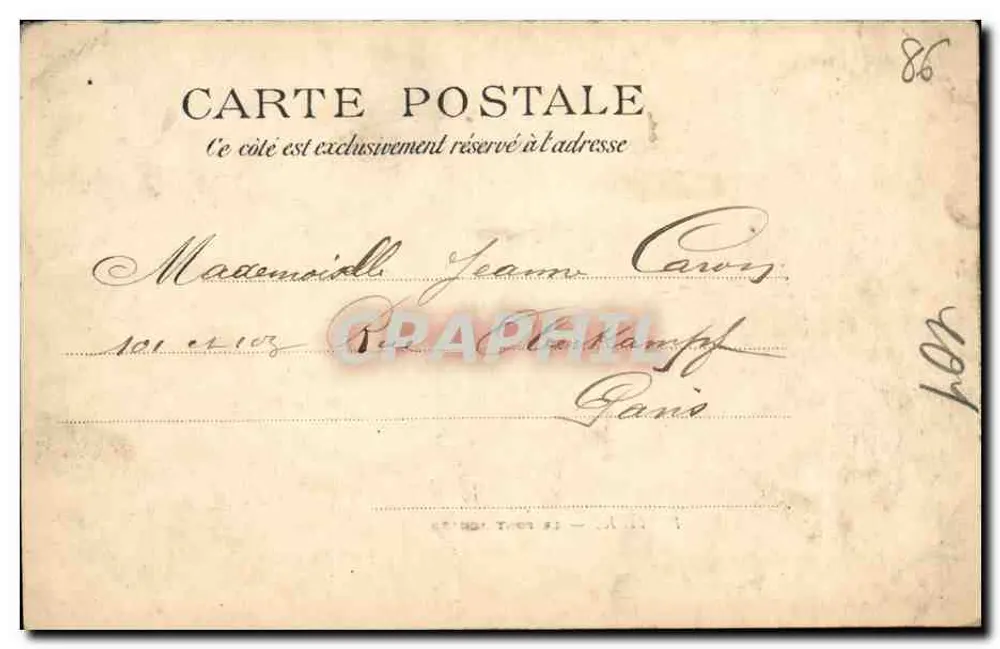 Poitiers — O Ponte Achard — Editor P. P. Poitiers - Verso