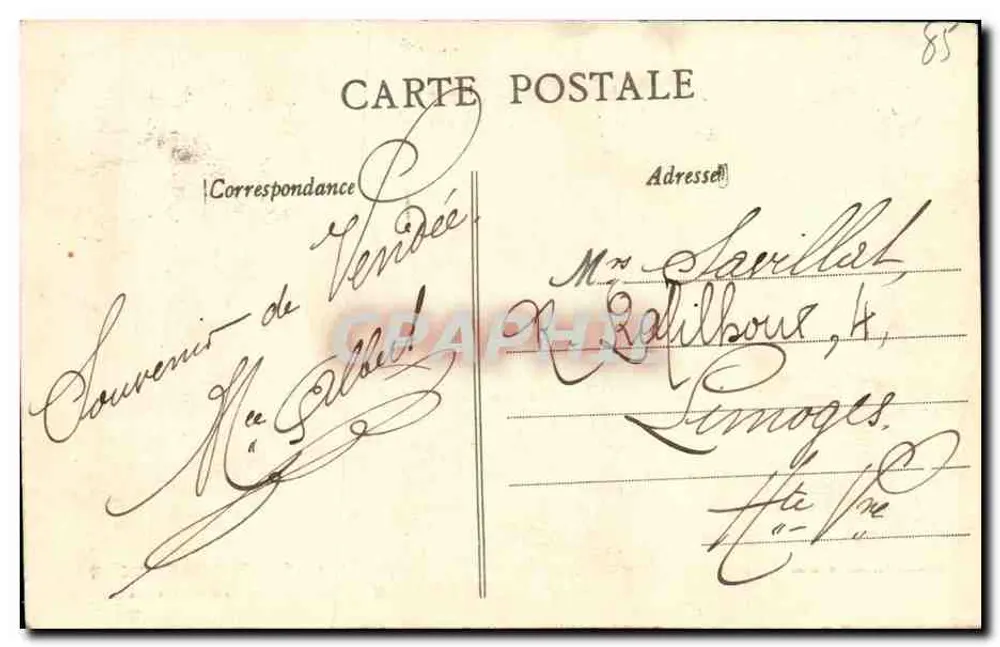 Küsten des Ozeans — Garnelenfang — A. Claud, Nantes, Nr. 51 - Rückseite