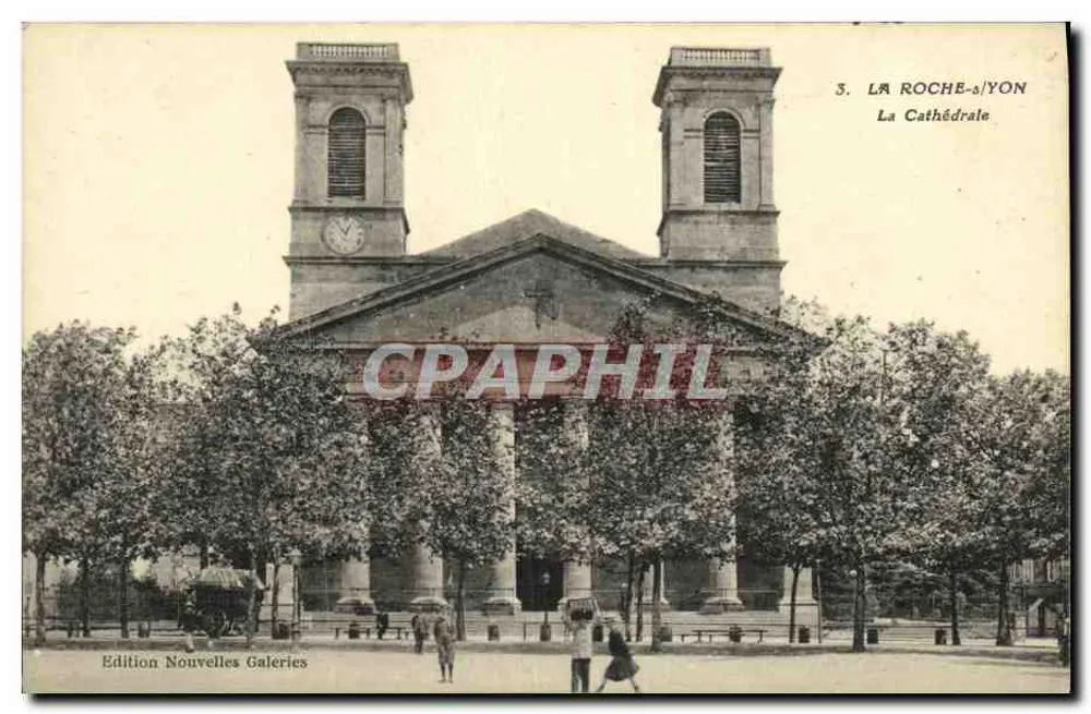 La Roche-sur-Yon — A Catedral — Edição Nouvelles Galeries, n°3 - Frente