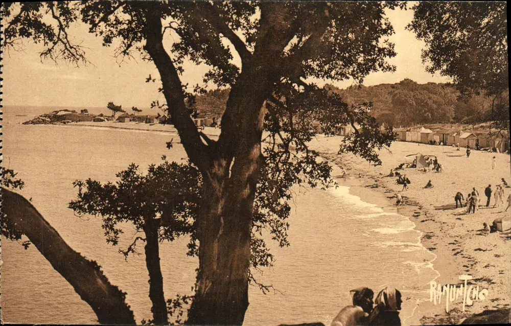 L'Isola di Noirmoutier — Spiaggia del Bois de La Chaize — Edizioni Artistiche Raymond Bergevin - Recto