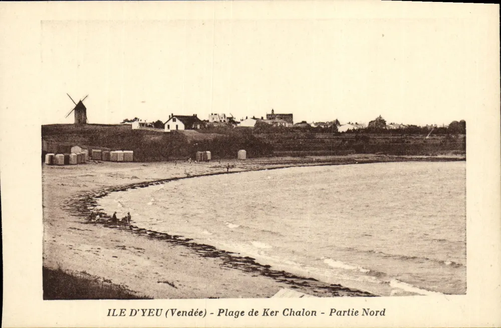 Insel Yeu (Vendée) - Nordstrand von Ker Chalon - Verlag Galeries Insulaires - Vorderseite