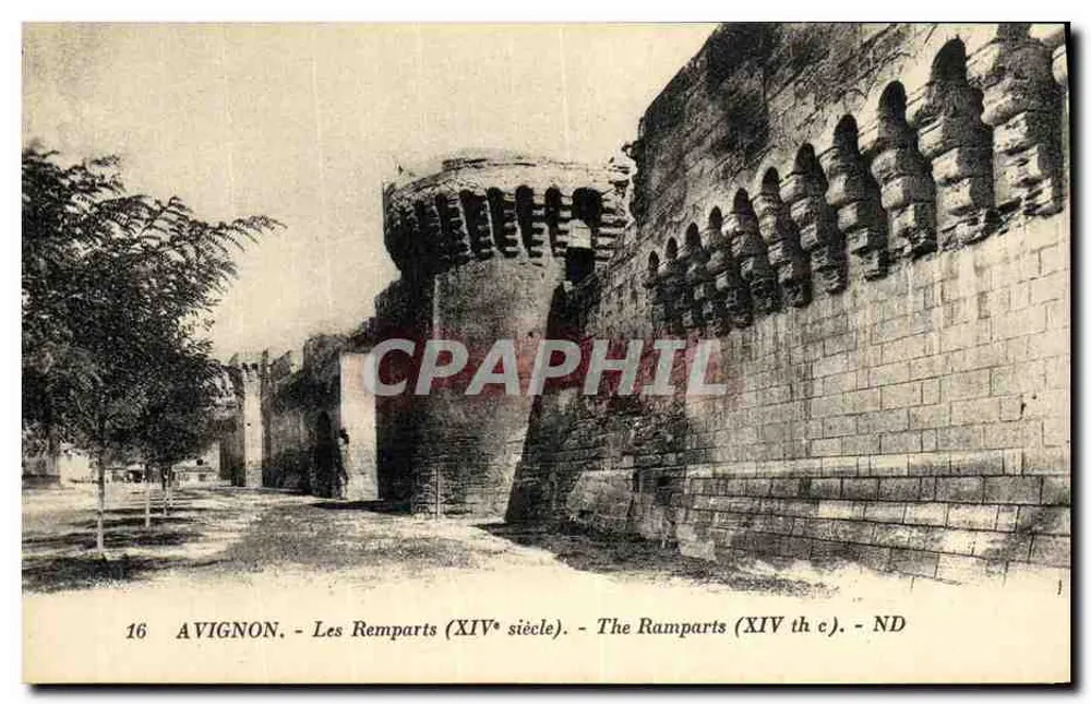 Avignon - Os Muros (século XIV) - Lévy e Neurdin, Paris - Frente