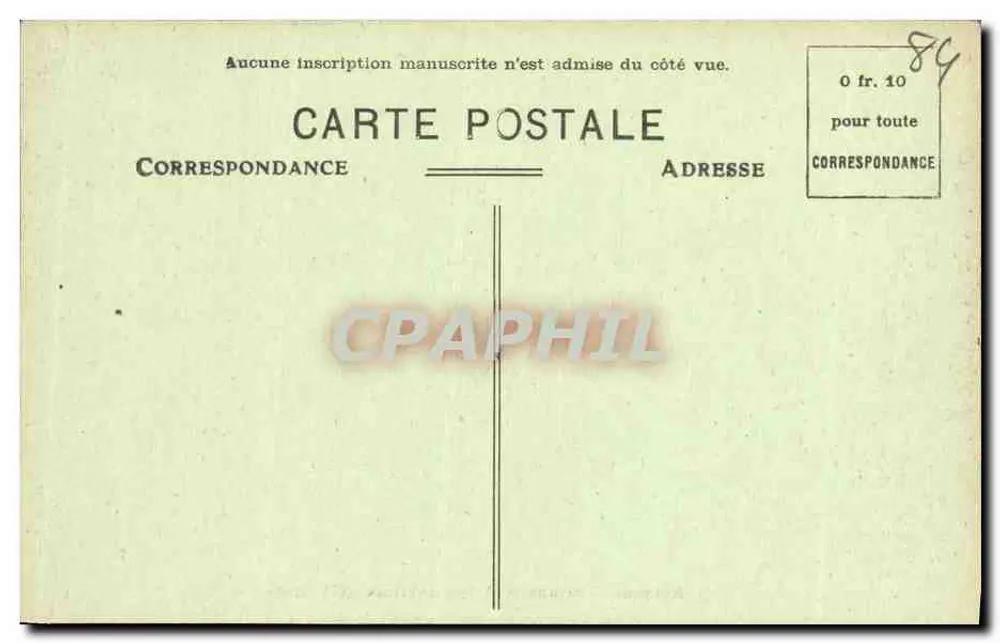 Avignon — Mauern (Allées de l'Oulle) 14. Jahrhundert — Sammlung *IDÉALE* C.F.B. - Rückseite