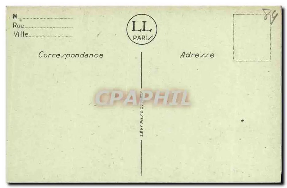 Avignon — Palast der Päpste. Große Halle der Audienzen — LL. Nr. 196 - Rückseite