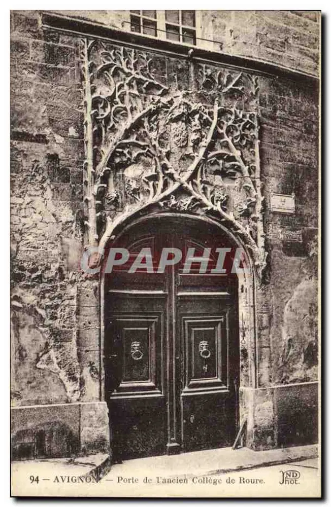 Avignon — Tor zur ehemaligen Schule von Roure — JND Hot. - Vorderseite