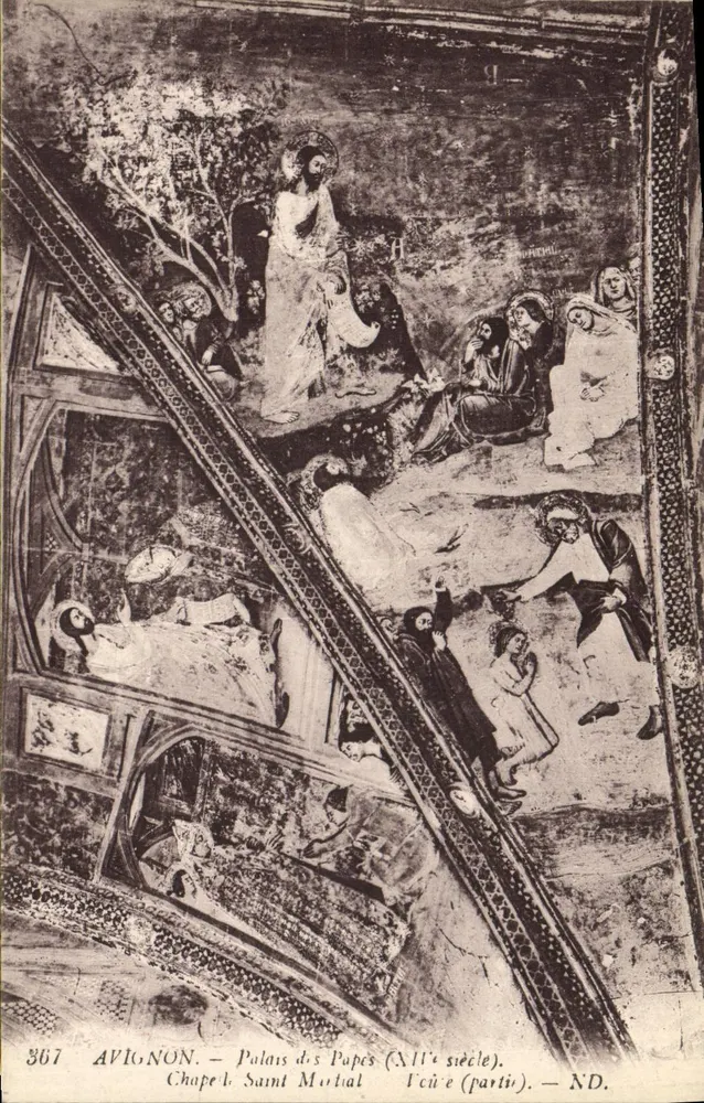 Avignon — Kapelle Saint-Martial, Palast der Päpste (12. Jahrhundert) — ND. - Vorderseite
