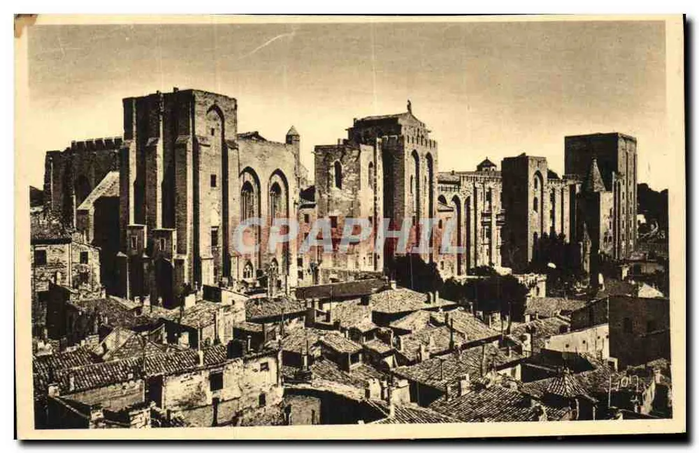 Avignon — O Palácio dos Papas — Éditions d'Art Vial, Paris - Frente