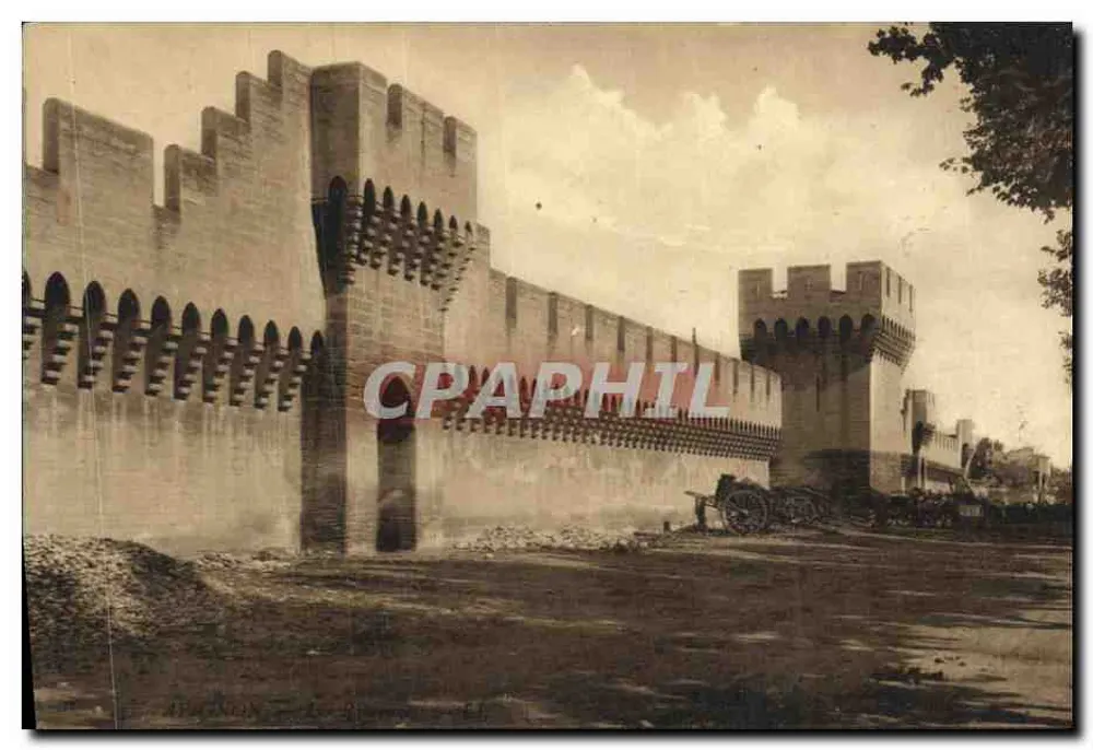 Avignon — Os Muros — Carta Postal de Luxo - Frente