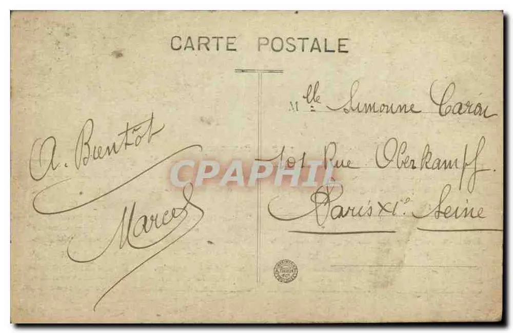 O Ponte de Avignon — canção popular — Ed. Prévot, Avignon - Verso