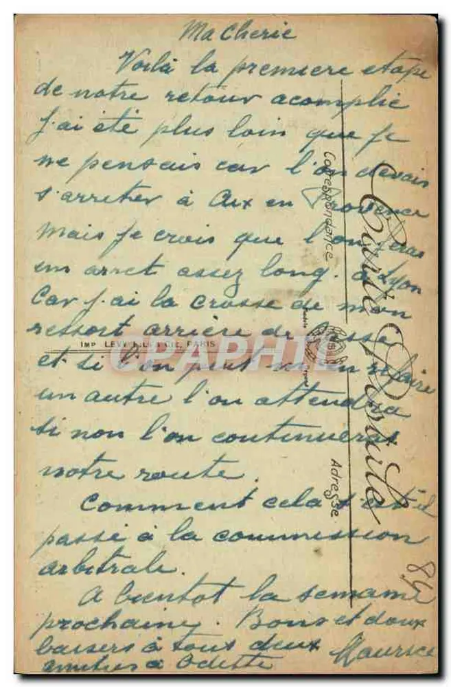 Avignon — O Palácio dos Papes (lado leste) — LL. — Selecta - Verso
