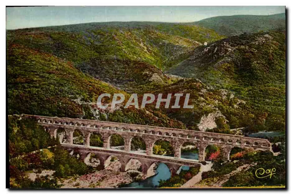 O Pont du Gard — Avignon — O Pont du Gard — C° des Arts Photomécaniques, Paris - Frente