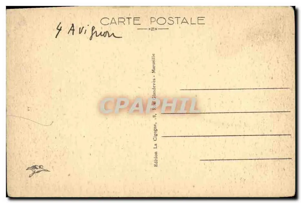 Avignon — O Ponte Saint-Bénézet — J. G. 1101 - Verso