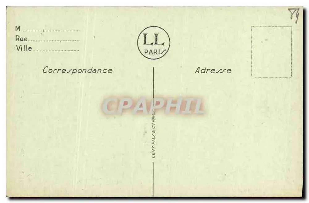 Avignon — Palast der Päpste. Strebepfeiler-Arch über die Peyrolierie — LL. N° 198 - Rückseite