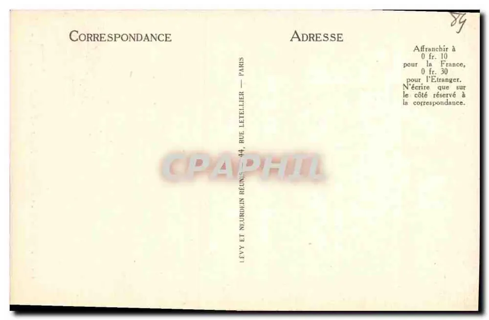 Avignon - Palast der Päpste - Tor Notre-Dame — Selecta LL n°171 - Rückseite