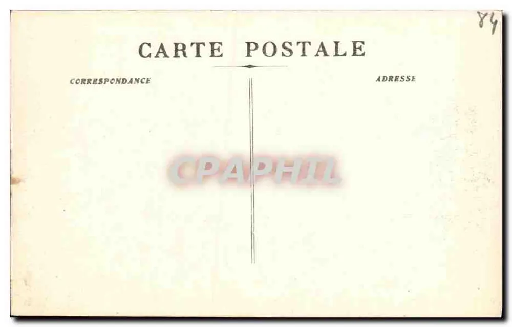 Avignon — Vista Geral — Editor Anônimo, n° 73 - Verso