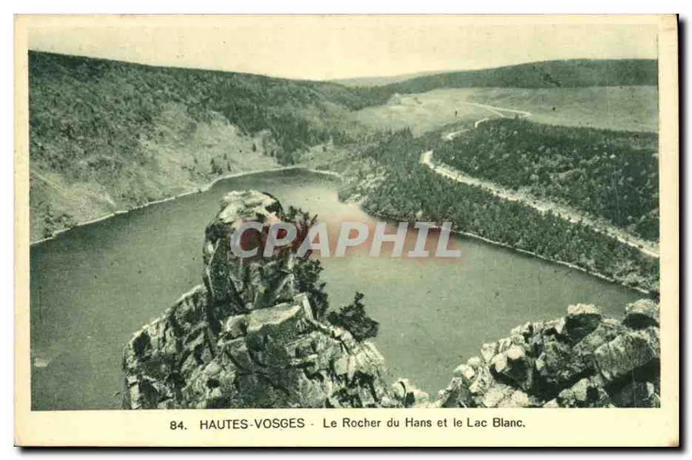Hautes-Vosges - Der Hansfelsen und der Lac Blanc — Compagnie Alsacienne des Arts Photocinématographiques, n°84 - Vorderseite