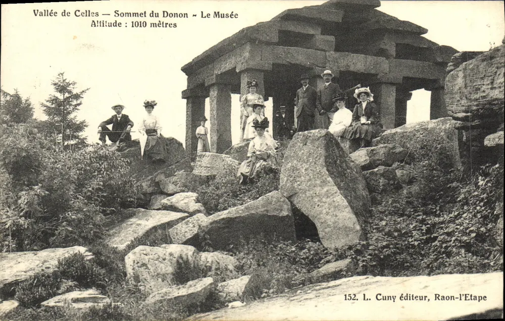 Dolina Celles — Wierzchołek Donon — Muzeum — L. Cuny wydawca, Raon-l'Étape - Awers