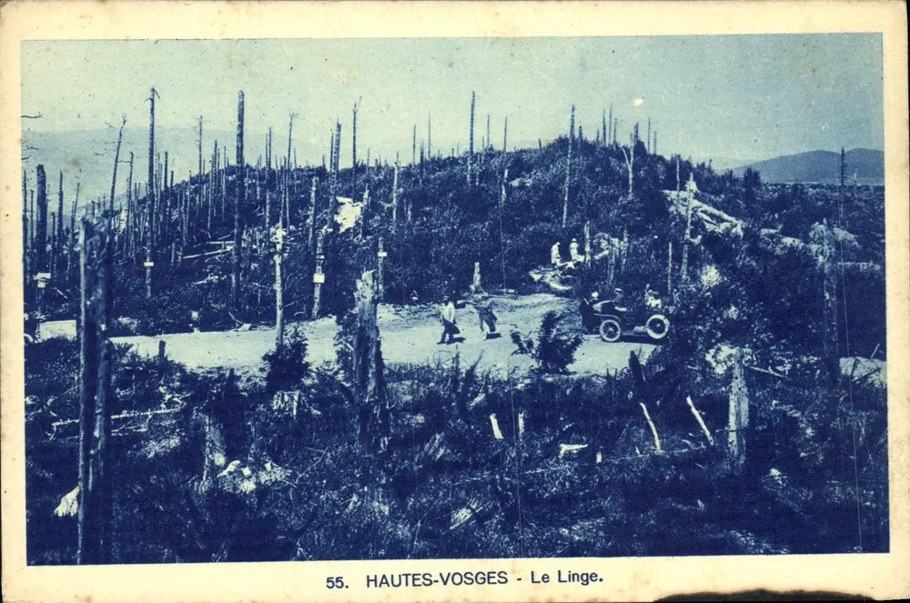 O Linge - Hautes-Vosges — 55. Editora: Compagnie Alsacienne des Arts Décoratifs, Strasbourg - Frente