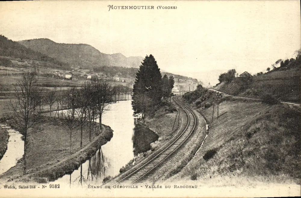 Moyenmoutier (Vosges) — Étang de Géroville, Vallée du Rabodeau — Weick, Saint-Dié, N° 9582 - Vorderseite