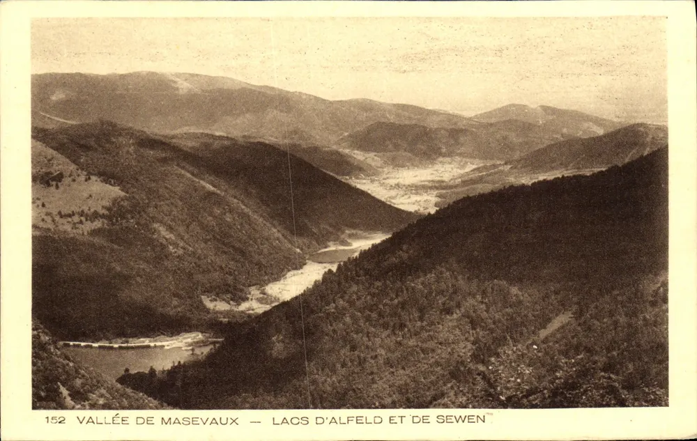 Tal von Masevaux — Seen von Alfeld und Sewen — Sammlung L'Alsace - Vorderseite