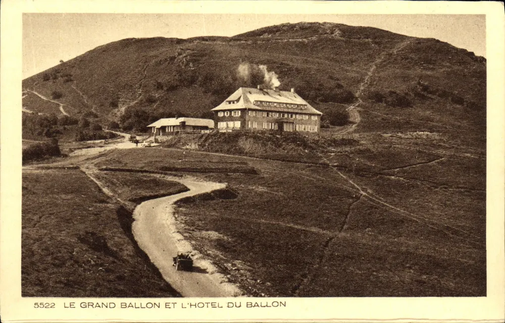 Der Grand Ballon und das Hotel du Ballon — 5522 — Braun & Ois, Mulhouse-Dornach - Vorderseite