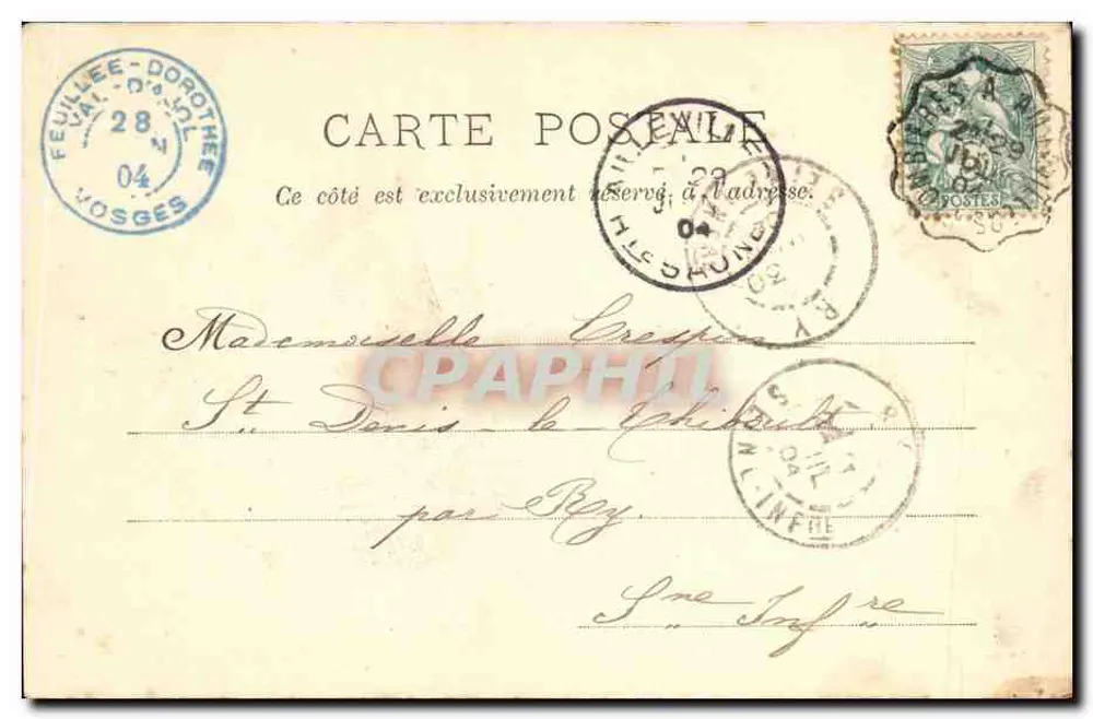 Le Val-d'Ajol - Vista panorâmica — A. Lambert, La Feuillée-Dorothée, n°2 - Verso