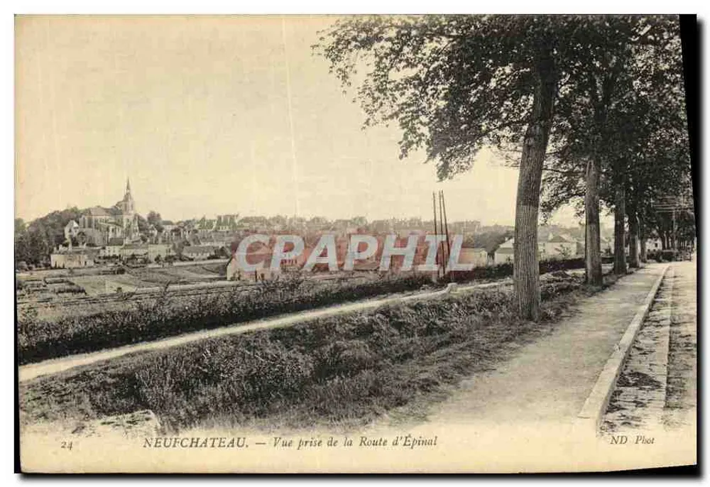 Neufchâteau — Ansicht vom Épinaler Weg — ND Phot - Vorderseite