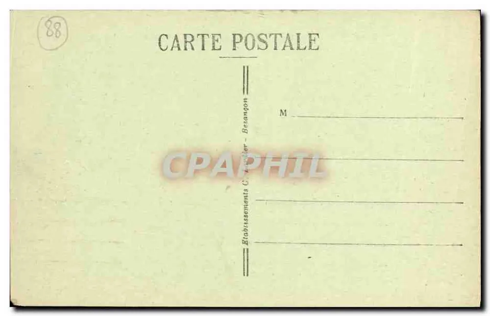 Fraize (Vosges) — Allgemeiner Blick — Kasernen im Vordergrund — Verlag C.L.B. Nr. 7366 - Rückseite
