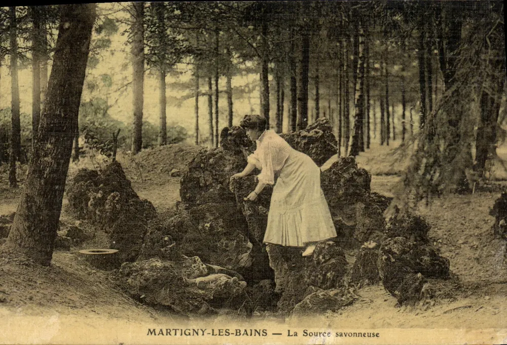 Martigny-les-Bains — Die Seifenquelle — Édition de l'Établissement de Martigny (Vosges) - Vorderseite