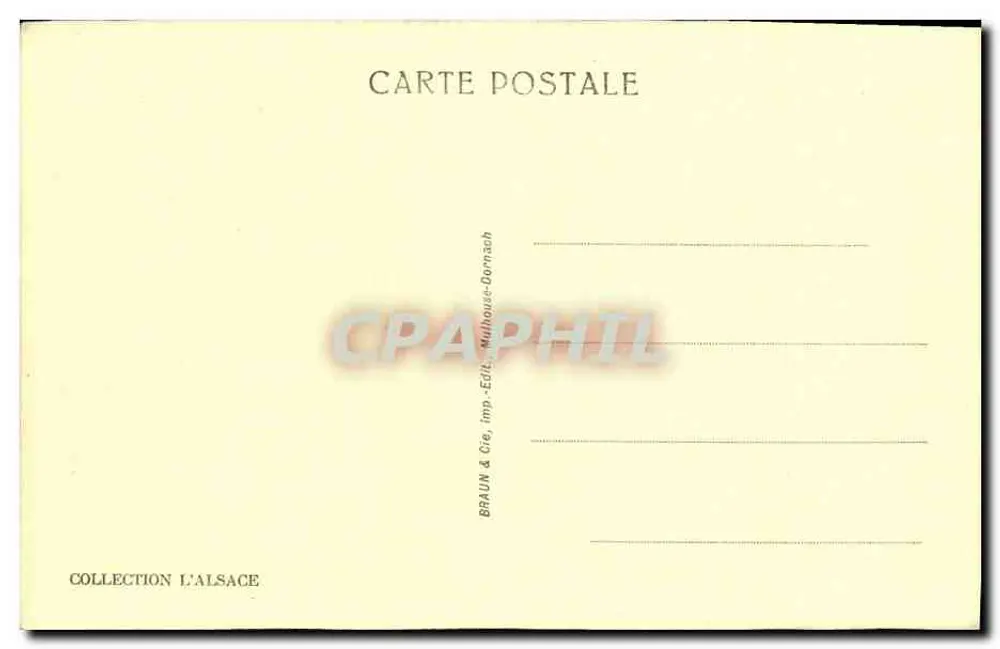 Vale da Wormsa — Spitzkëppe e Hohneok — Braun & Cie, Dornach - Verso