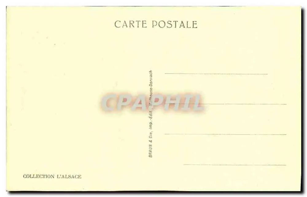 Massif du Hohneck — Le Fischbœdle — Sammlung L'Alsace - Rückseite