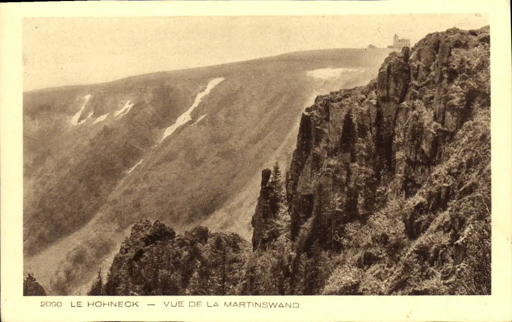 Der Hohneck — Ansicht der Martinswand — Braun & Cie, Dornach - Vorderseite
