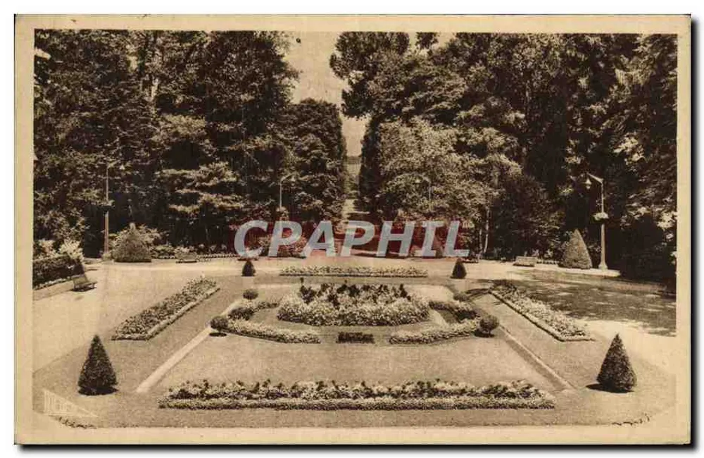 Vittel — Die Gärten des Casinos und der Park — Les Éditions d'Art V. Galerius - Nancy - Vorderseite