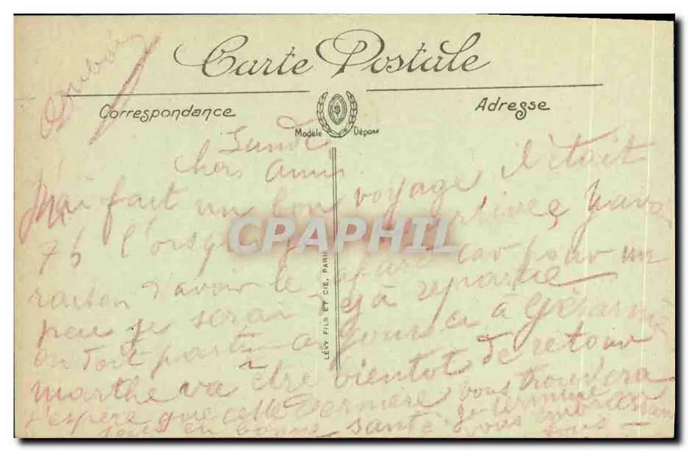 Épinal — O Cours — O Bassin — LL - Verso