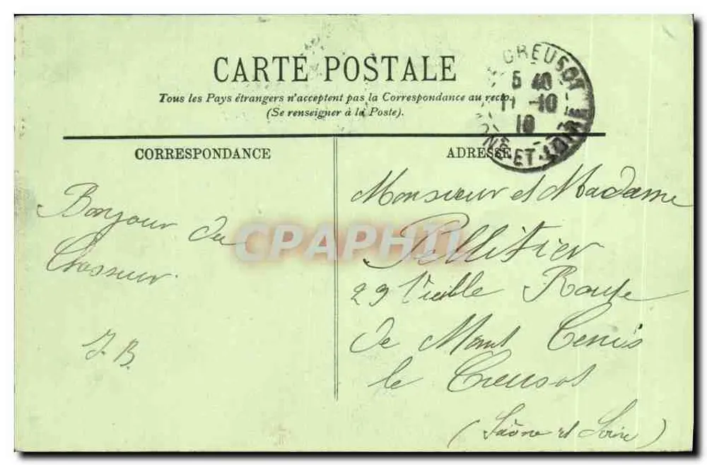 Saint-Dié — Visão de Robache — LL. - Verso