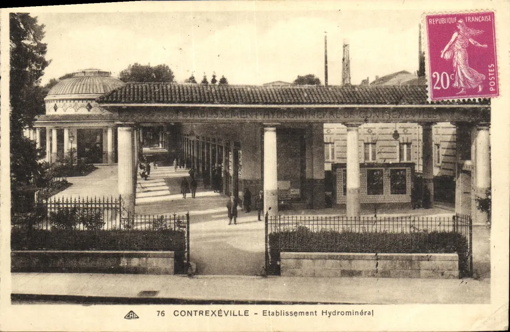 Contrexéville — Établissement Hydrominéral — éditeur APA, n° 76 - Frente