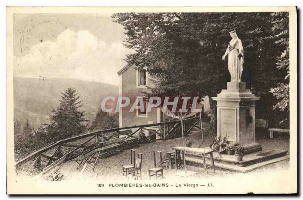 Plombières-les-Bains — A Virgem — LL - Frente