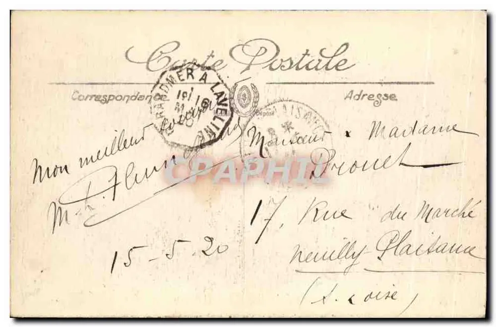 Gérardmer — Schlucht-Pass — Ansicht von der Thaneckstraße — Edition Zaiger et Chavallier, Nr. 155 - Rückseite