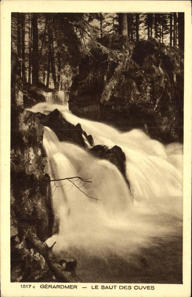 Gérardmer — O Salto das Cuves — Coleção Les Vosges - Frente