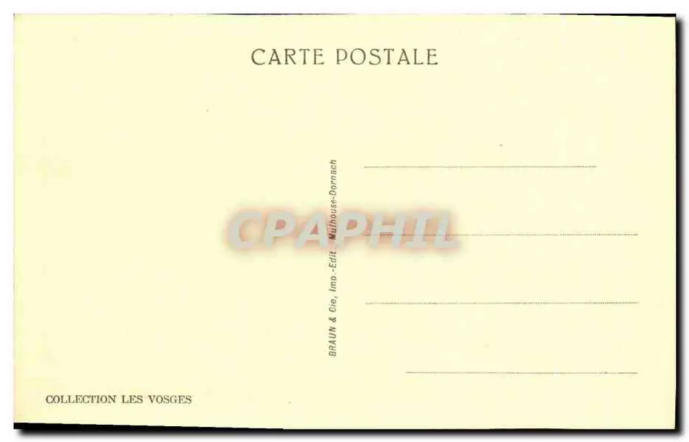 Gérardmer — Vista geral com o lago — série 1240 - Verso