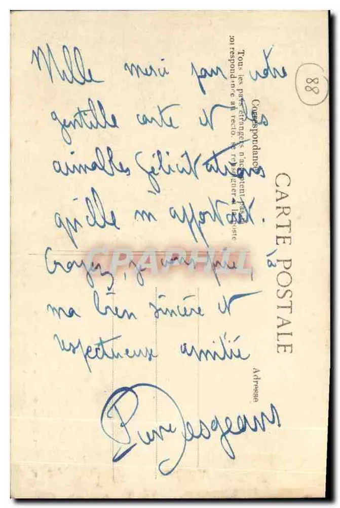 Gérardmer — La Roche du Page - Longemer und der Hohneck — A. Largeron, Bij. — Reproduktion verboten - Rückseite