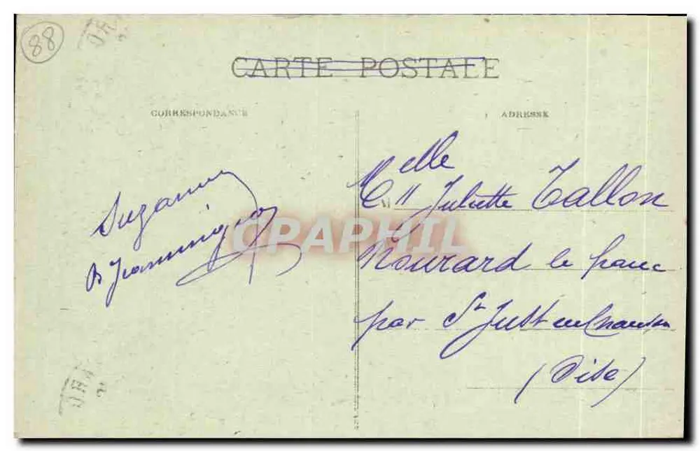 Gérardmer — Ansicht vom La Roche du Rain — Verlag S. Largeron, Blagnac, Nr. 2 - Rückseite